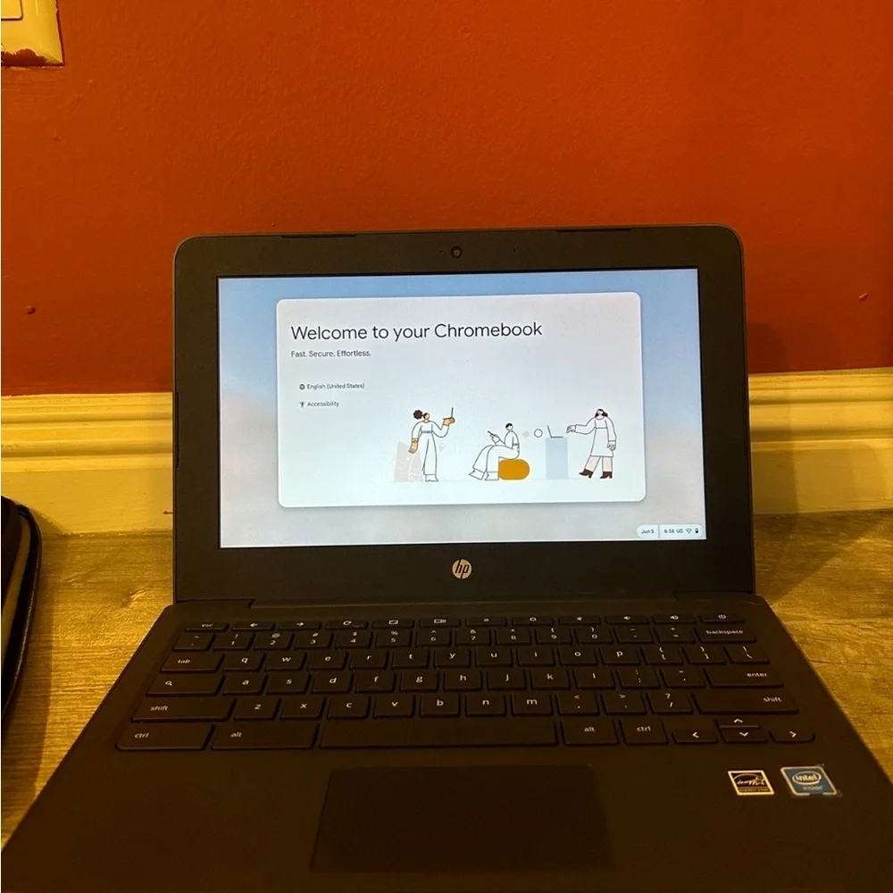 HP Chrome Laptop
